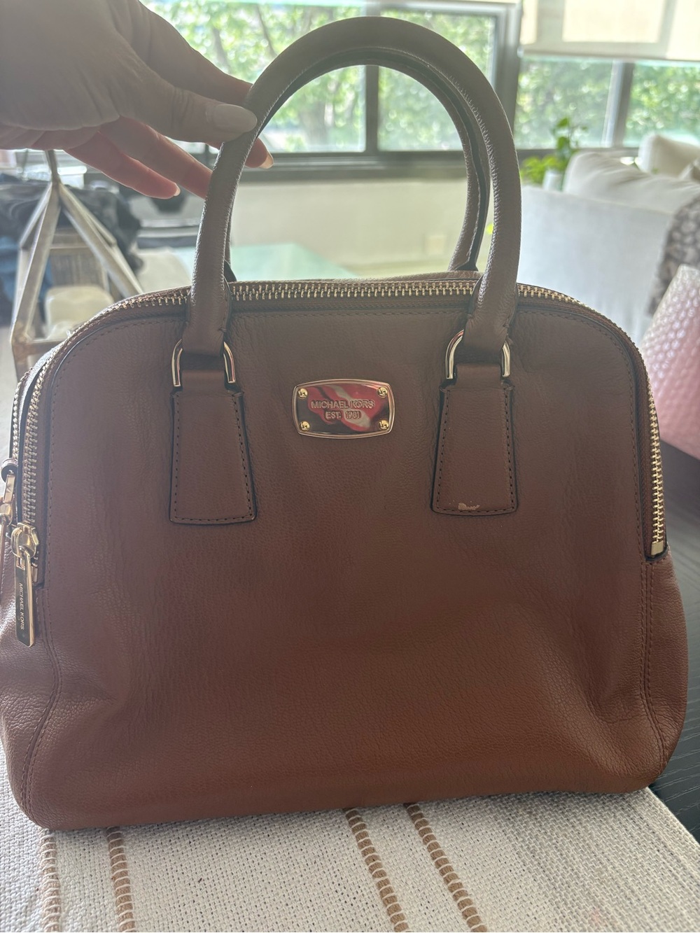 Michael Kors Chestnut Brown Leather handbag